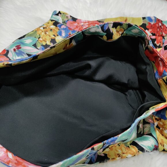 C/MEO Collective Black/Multi Floral High Waist Thinking Of Short Size M, NWT - Picture 7 of 14